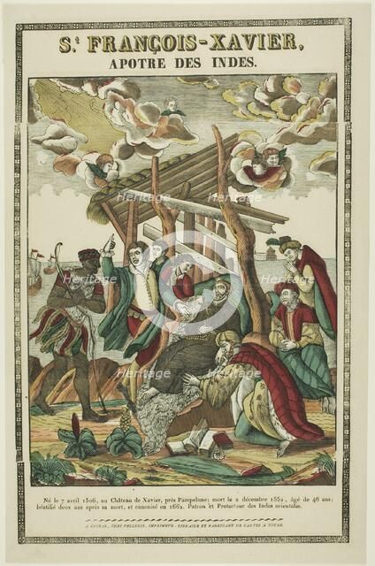 St. Francis Xavier, Apostle of the Indies, late 18th or early 19th century. Creator: Unknown.