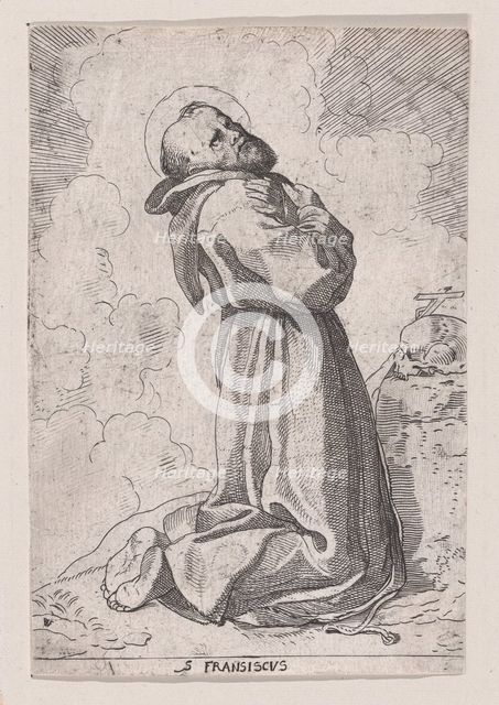 St. Francis, ca. 1612-13. Creator: Willem Pietersz. Buytewech.
