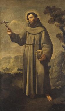 St Francis. Creator: School of Francisco de Zurbarán
