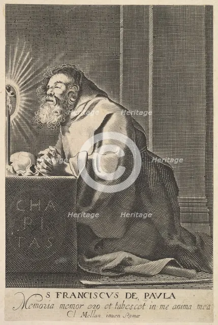 St. Francis de Paul, after 1627. Creator: Unknown.