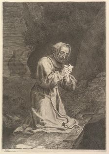St. Francis of Assisi. Creator: Nicolas Bazin