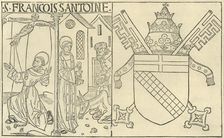 St. Francis of Assisi and Antony of Padua 1915. Creator: Unknown