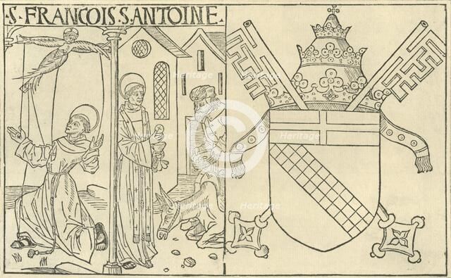 'St. Francis of Assisi and Antony of Padua', 1915. Creator: Unknown.