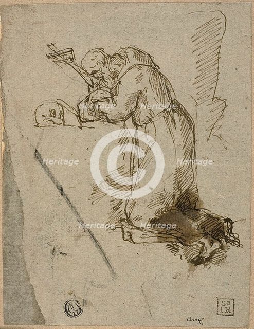 St. Francis of Assisi in Prayer, n.d. Creator: Unknown.