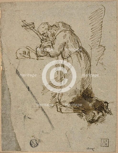 St. Francis of Assisi in Prayer, n.d. Creator: Unknown.