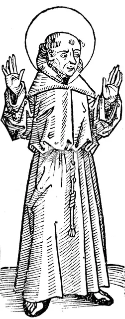 St Francis of Assisi, Italian priest and founder of the Franciscan order, 1493. Artist: Unknown