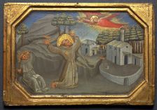 St. Francis of Assisi Receiving the Stigmata, c. 1430. Creator: Bicci di Lorenzo (Italian, 1373-1452)