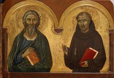St Francis (part of a polyptych), 1340. Creator: Niccolo di Segna