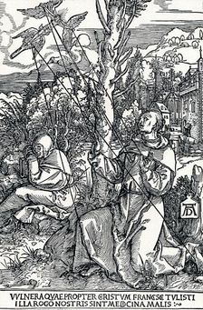St Francis Receiving the Stigmata 1504 (1906). Artist: Albrecht Durer