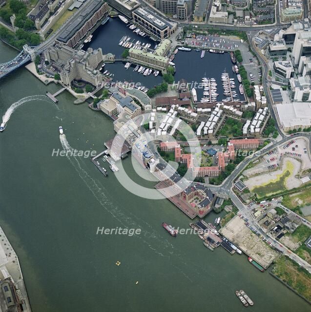 St Katharine Docks, Wapping, London, 1993. Artist: Aerofilms.