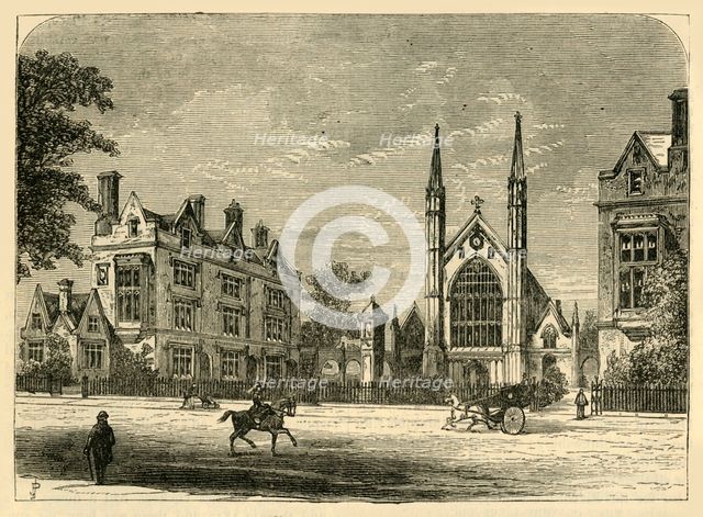'St. Katharine's Hospital', c1876. Creator: Unknown.