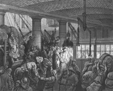 St. Katherine's Dock 1872. Creator: Gustave Doré