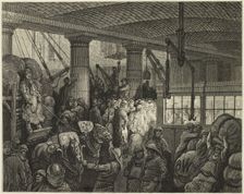 St Katherine's Dock, 1872. Creator: Paul Jonnard