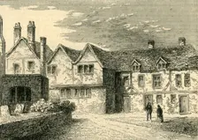 St. Katherine's Hospital - The Brothers Houses in 1781 (c1872). Creator: Unknown