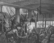 St. Katherine's Dock 1872. Creator: Gustave Doré