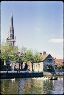 St Helen's Wharf, Abingdon, Oxfordshire, c1960s. Creator: Norman Barnard