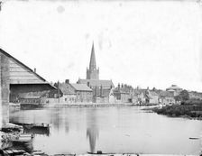 St Helens Church, Abingdon, Oxfordshire, c1860-c1922. Artist: Henry Taunt