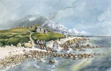 St Helen's Quarantine Station, c1764, Isles of Scilly, (c1990-2010). Artist: Peter Dunn