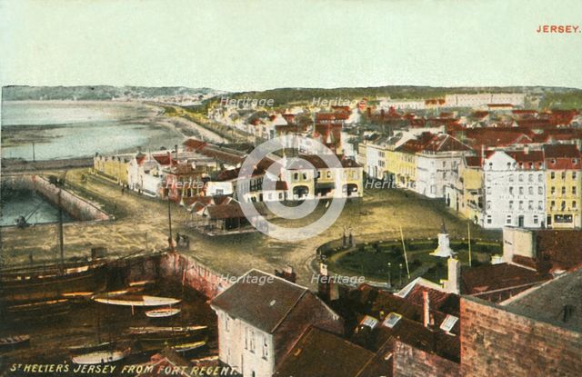'St. Helier's Jersey from Fort Regent', 1906. Creator: Unknown.