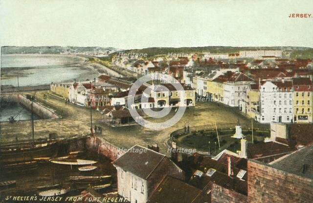 'St. Helier's Jersey from Fort Regent', 1906. Creator: Unknown.