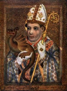 St Hilary 1365-1367 (1955). Artist: Master Theodoric