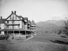 St. Hubert's Inn and the Giant, Keene Valley, Adirondack Mountains, c1903. Creator: Unknown