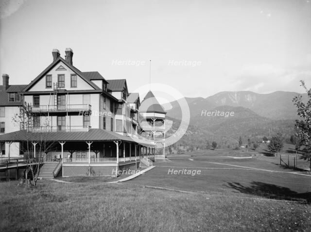 St. Hubert's Inn and the Giant, Keene Valley, Adirondack Mountains, c1903. Creator: Unknown.
