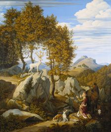 St Hubertus, 1822. Creator: Johann David Passavant