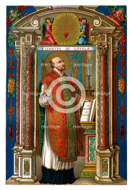 St Ignatius of Loyola, 1886. Artist: Unknown