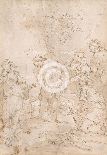 St. Irene and women treating St. Sebastian, 1701/1800. Creator: Sebastiano Ricci.