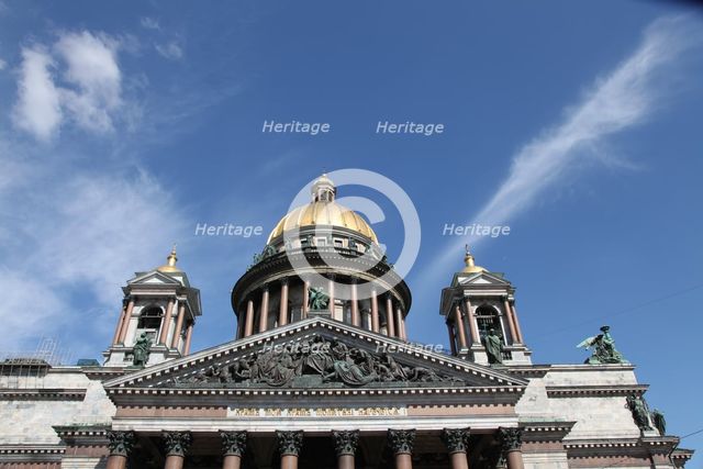 St Isaac's Cathedral, St Petersburg, Russia, 2011. Creator: Sheldon Marshall.