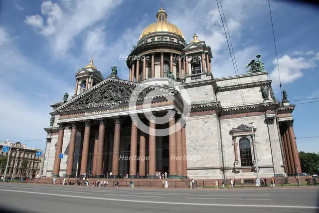 St Isaac's Cathedral, St Petersburg, Russia, 2011. Creator: Sheldon Marshall.
