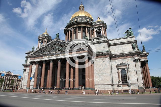 St Isaac's Cathedral, St Petersburg, Russia, 2011. Creator: Sheldon Marshall.