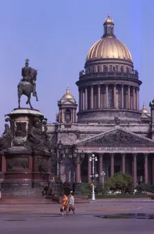 St. Isaacs Cathedral, Leningrad, c1960s. Artist: CM Dixon