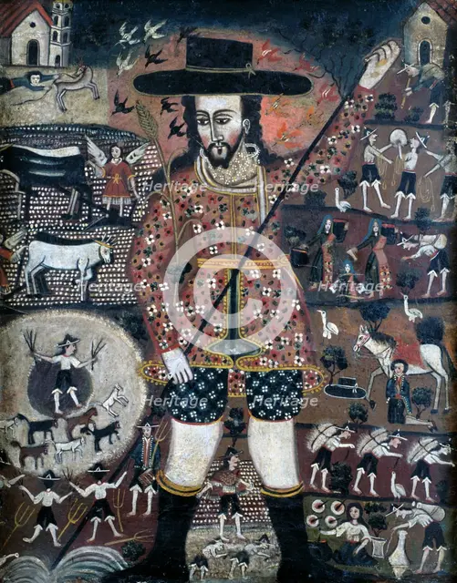 St Isidore the Labourer. Artist: Anon