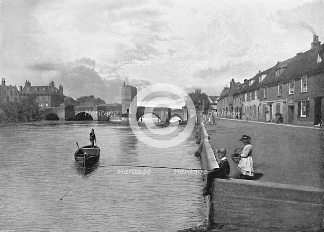 'St. Ives Bridge, Huntingdon', c1896. Artist: A Hendrey.