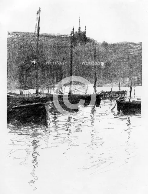 St Ives, Cornwall, 1898.Artist: Robert Norton Nance