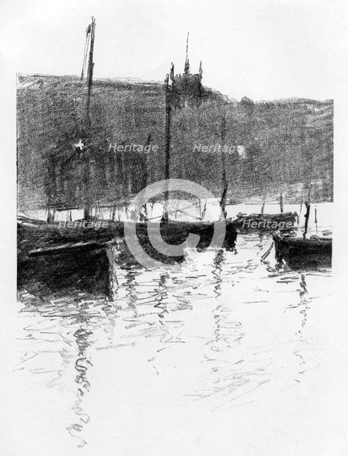 St Ives, Cornwall, 1898.Artist: Robert Norton Nance