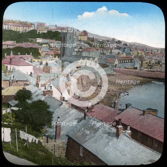 St Ives, Cornwall, late 19th or early 20th century.  Artist: Church Army Lantern Department