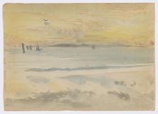 St. Ives: Sunset, 1883-1884. Creator: James Abbott McNeill Whistler