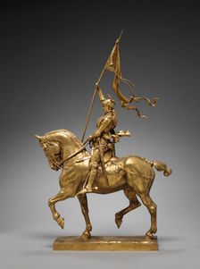 St. Joan of Arc, 1874. Creator: Emmanuel Fremiet (French, 1824-1910)