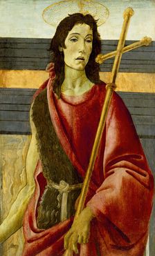 St. John the Baptist, 1485-1489. Creator: Workshop of Sandro Botticelli