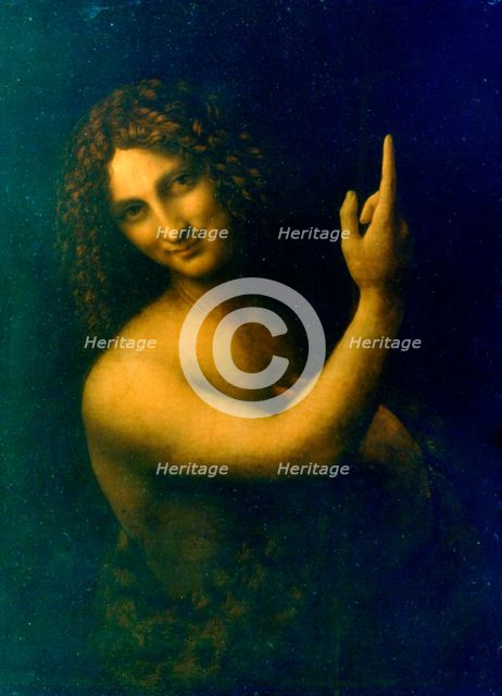 'St John the Baptist', 1513-1516. Artist: Leonardo da Vinci