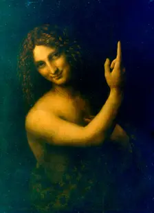 St John the Baptist 1513-1516. Artist: Leonardo da Vinci