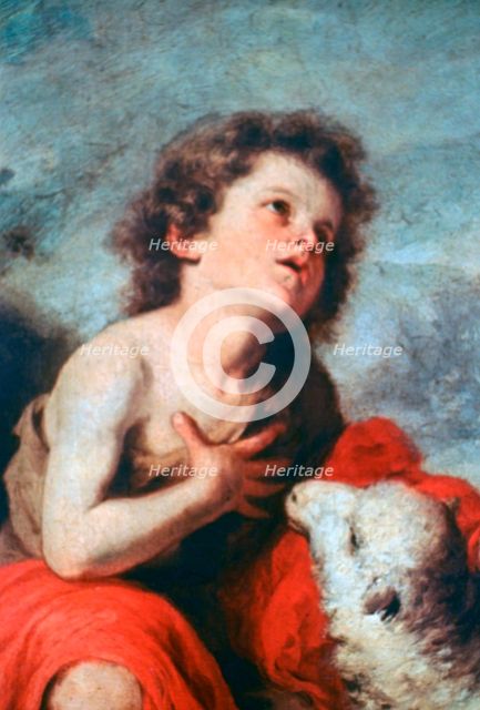 'St John the Baptist as a Child', c1665. Artist: Bartolomé Esteban Murillo 
