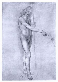 St John the Baptist c1478. Artist: Leonardo da Vinci