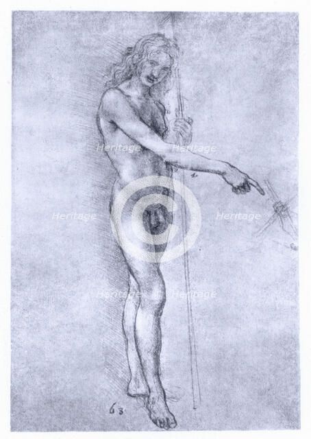 'St John the Baptist', c1478.  Artist: Leonardo da Vinci