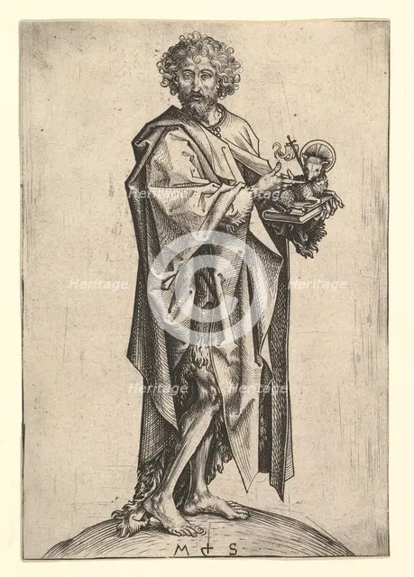St. John the Baptist, ca. 1435-1491. Creator: Martin Schongauer.