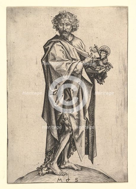 St. John the Baptist, ca. 1435-1491. Creator: Martin Schongauer.