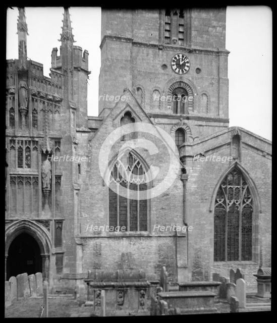 St John The Baptist Church, Church Lane, Burford, West Oxfordshire, Oxfordshire, 1940-1962. Creator: Ethel Booty.